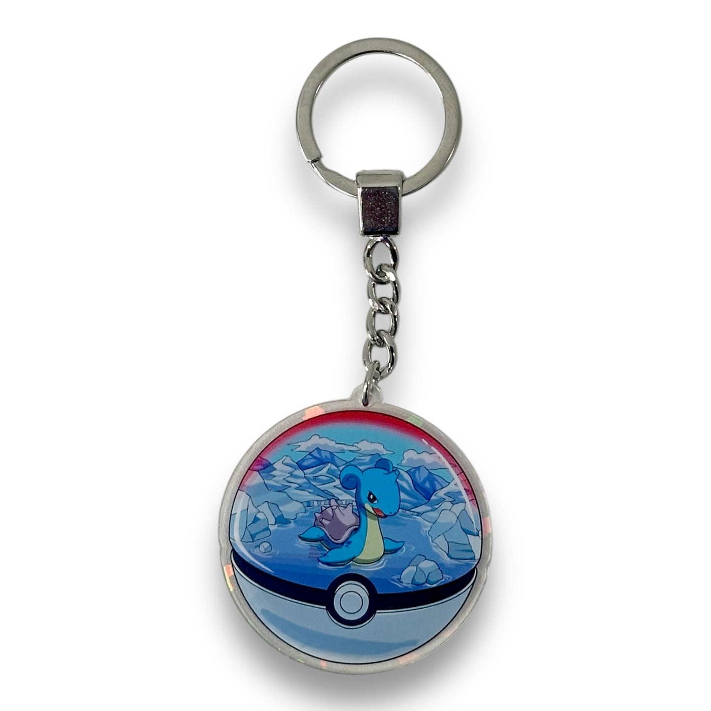 Lapras Pokeball Keychain