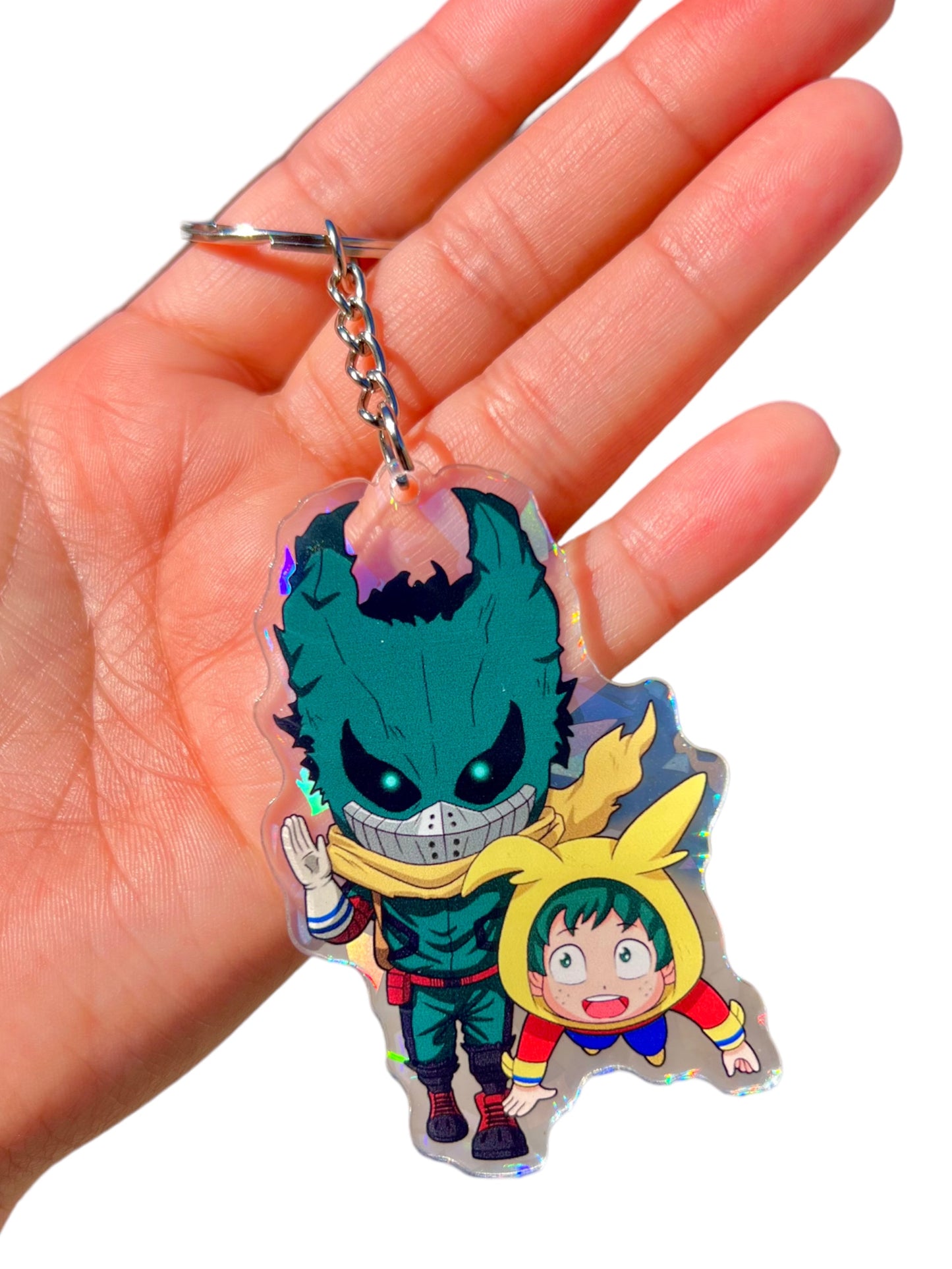 Dark Deku Anime Keychain