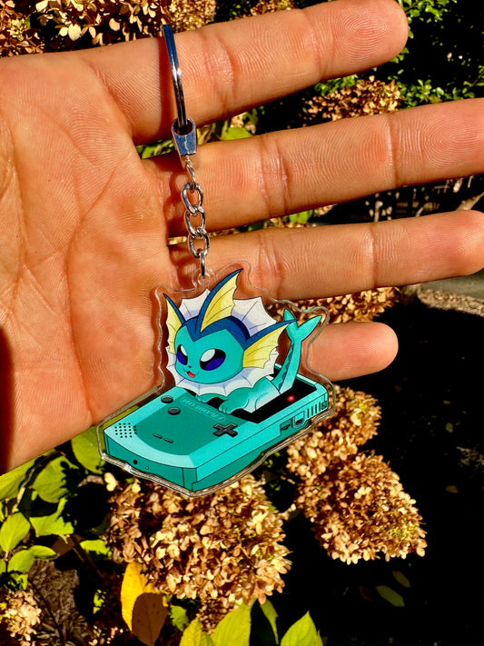 Vaporeon gameboy “ Anime Keychain “