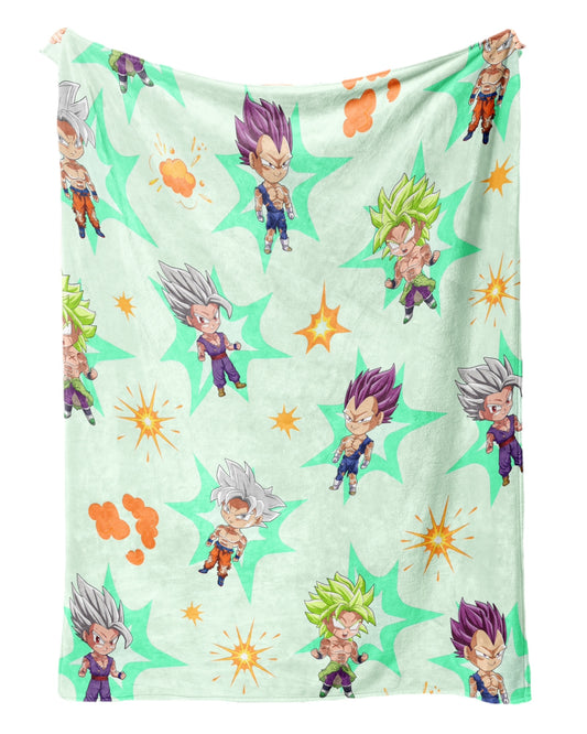 Anime Blanket ( CHIBI SAIYANS )