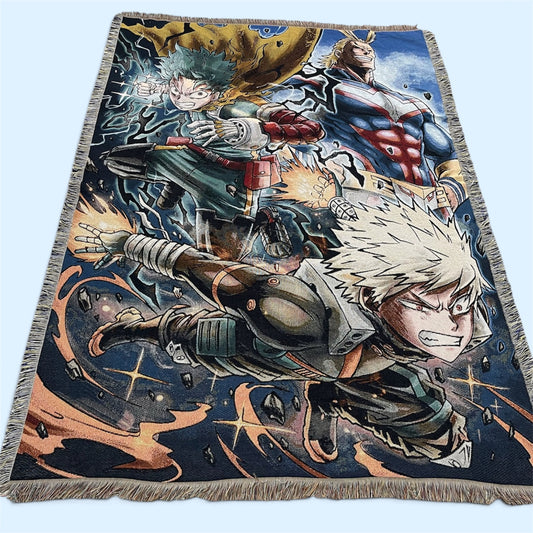 One for all woven blanket