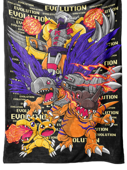 Anime Blanket (Agumon)