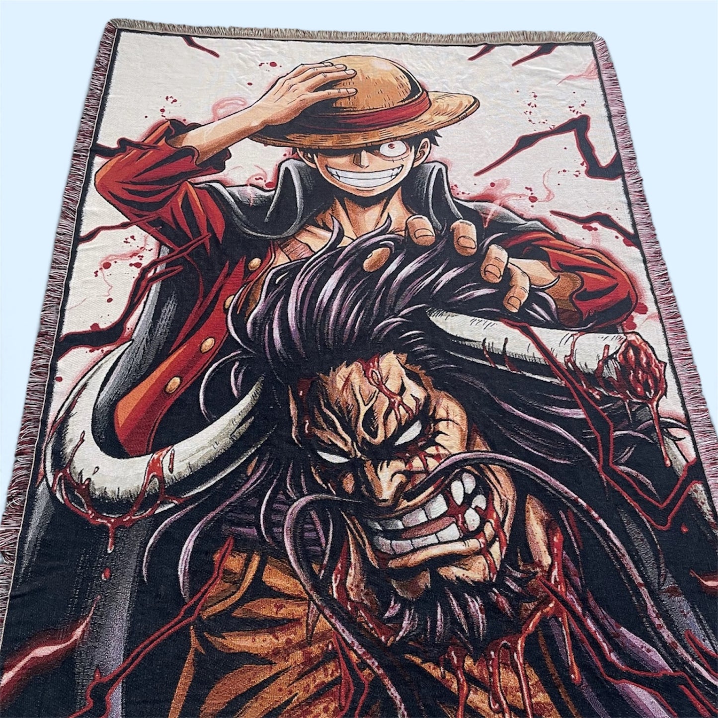 King of Pirates woven blanket