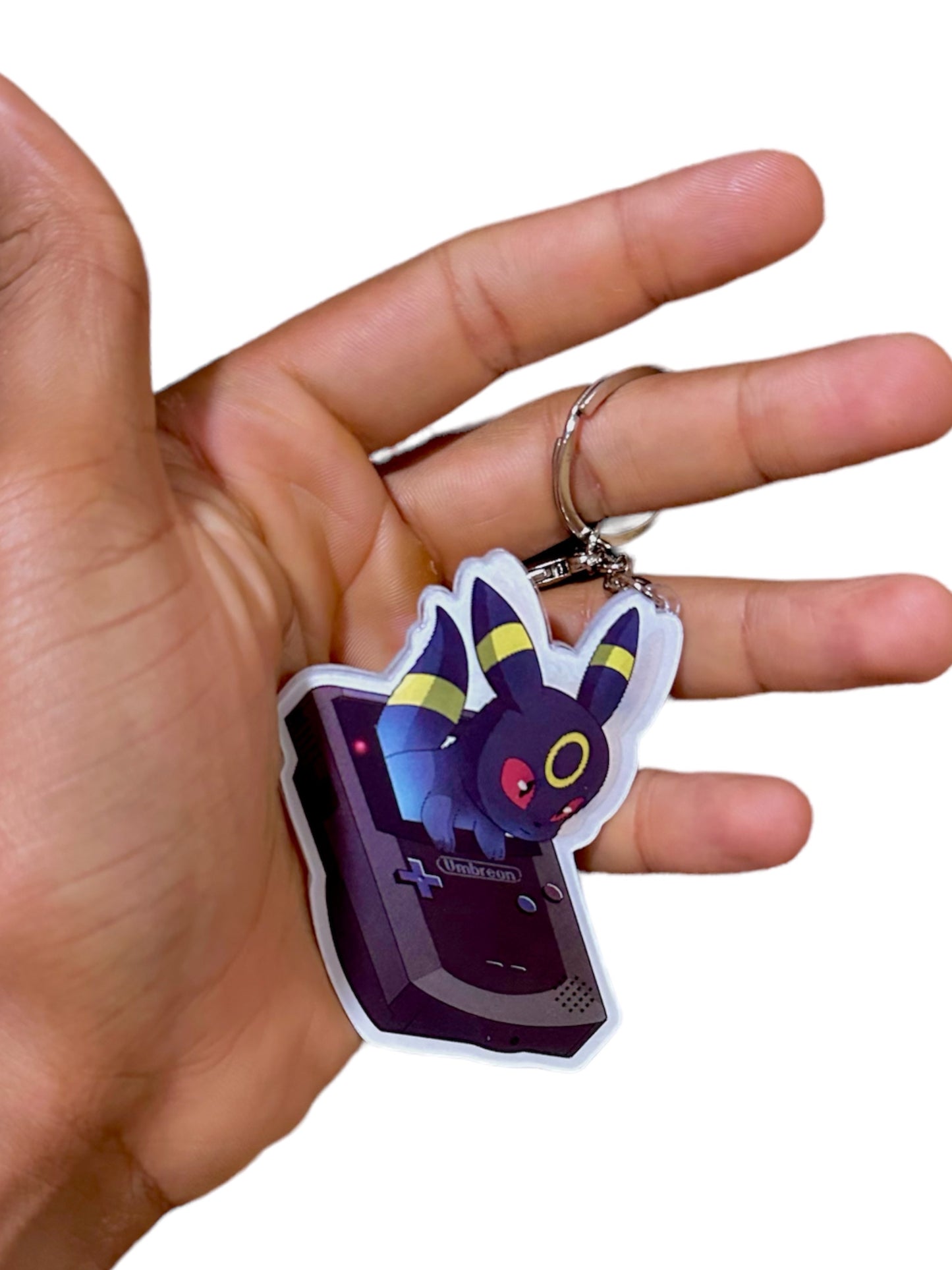 Anime motion Pokémon keychain (Eevee x Umbreon)