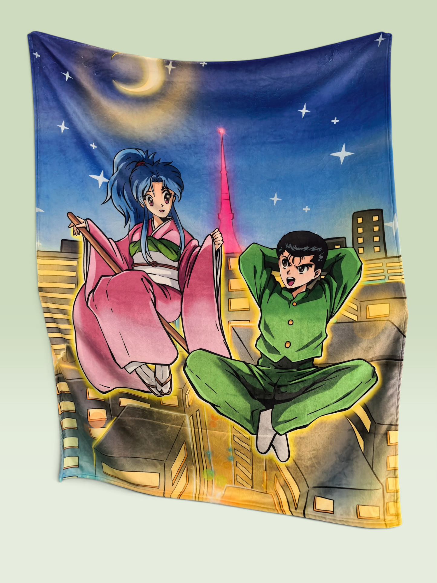 Yusake & Botan throw blanket (pre order)