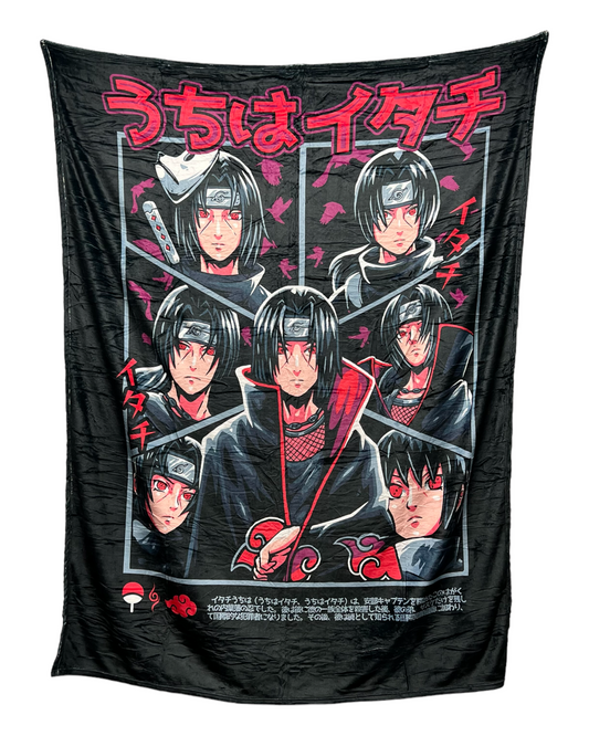 Anime Throw Blanket (Itachi)