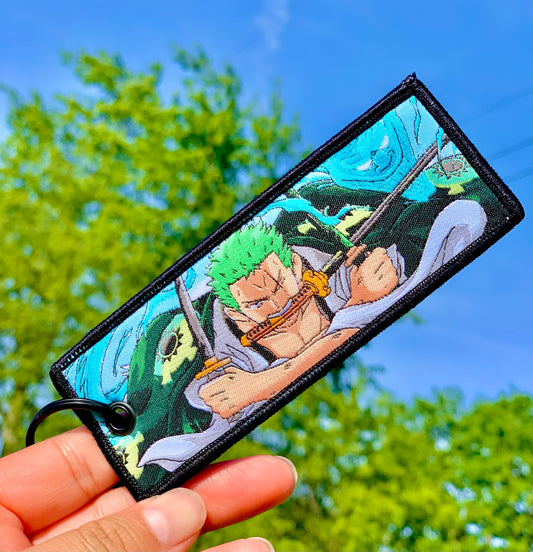 ZORO JET TAG ANIME KEYCHAIN